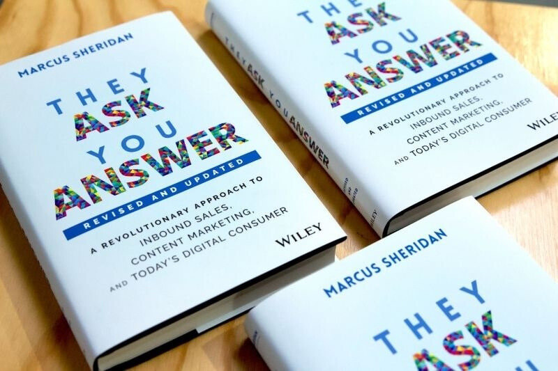 they ask you answer book by marcus sheridan