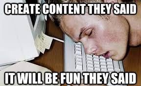 meme about content marketing