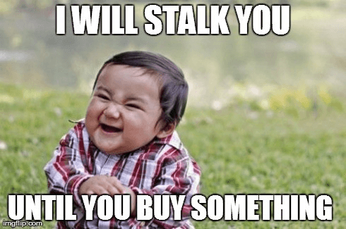 meme about retargeting