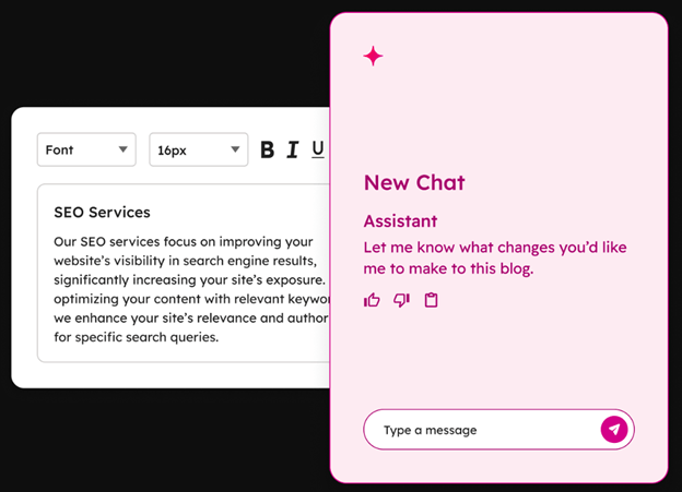 screenshot of breeze assistant executing commans