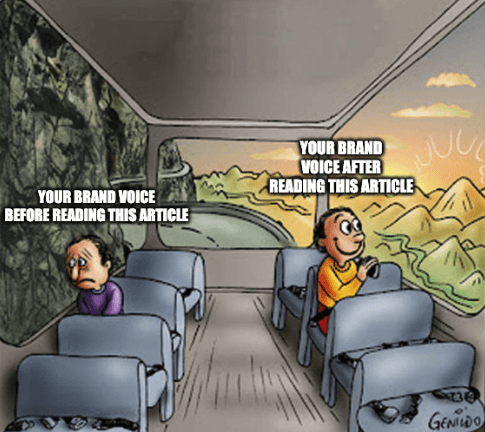 brand voice meme