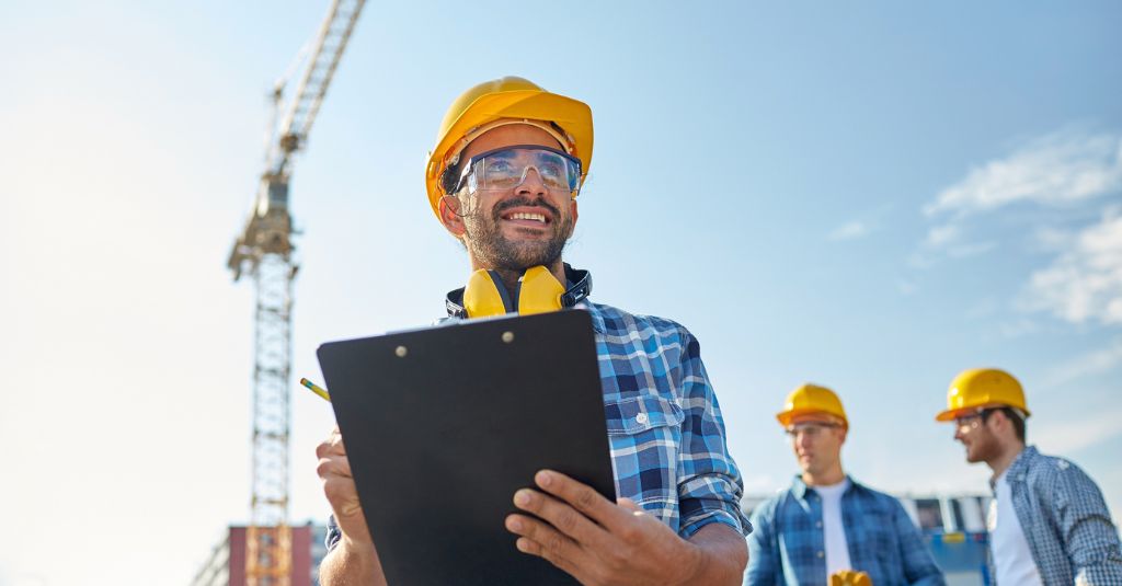 ANZ Builder in a construction site