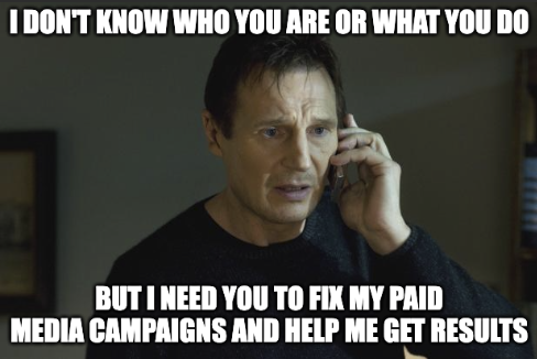 a paid media meme