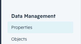 Settings on hubspot